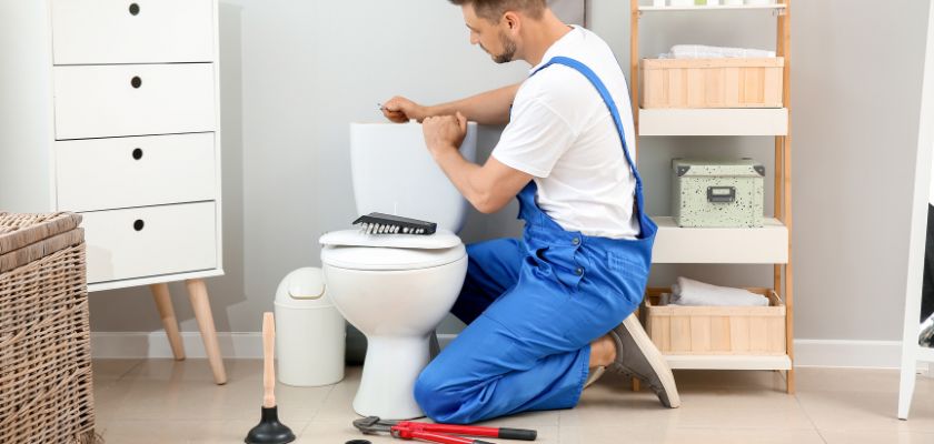 installing a new toilet